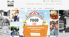 Desktop Screenshot of eastofenglandarena.com